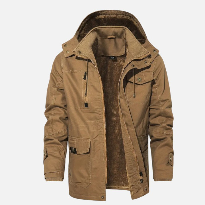 Ariste | Veste coupe-vent doublée polaire pour homme