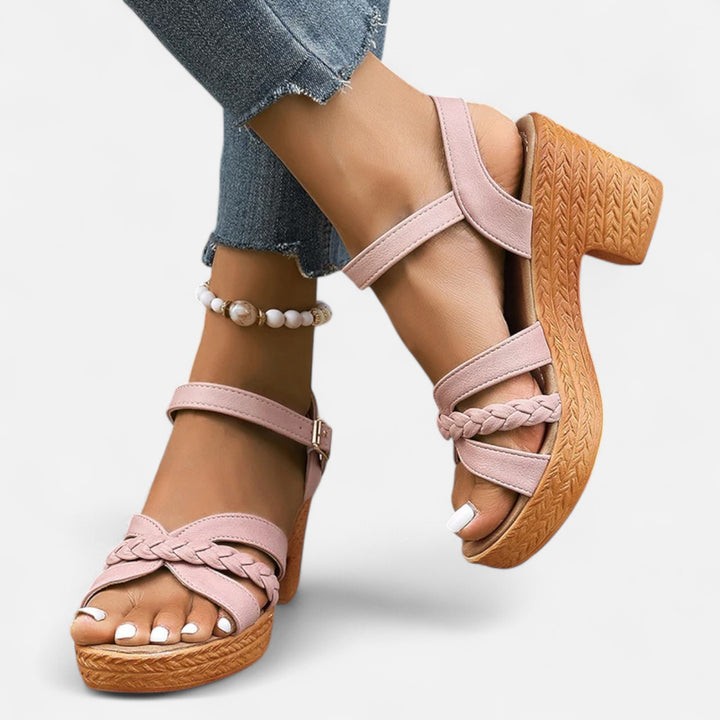 Ariste | Sandales à talons hauts tressés pour femmes