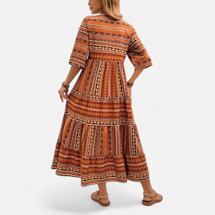 Ariste | Robe longue bohème pour femme