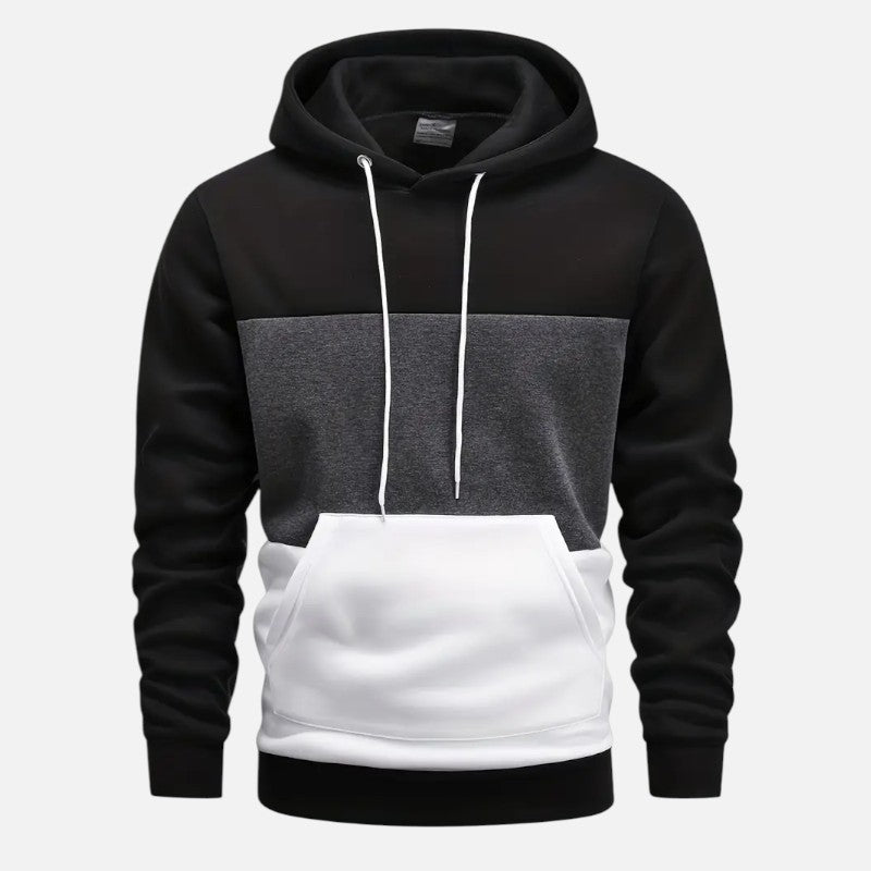 Ariste | Sweat à capuche pour homme avec motif bloc