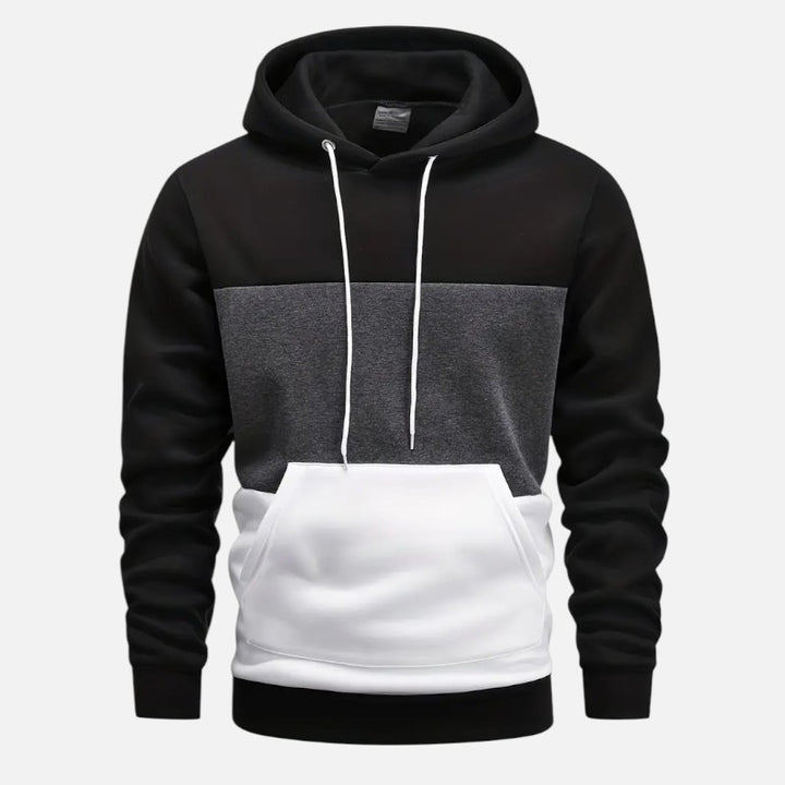 Ariste | Sweat à capuche pour homme avec motif bloc