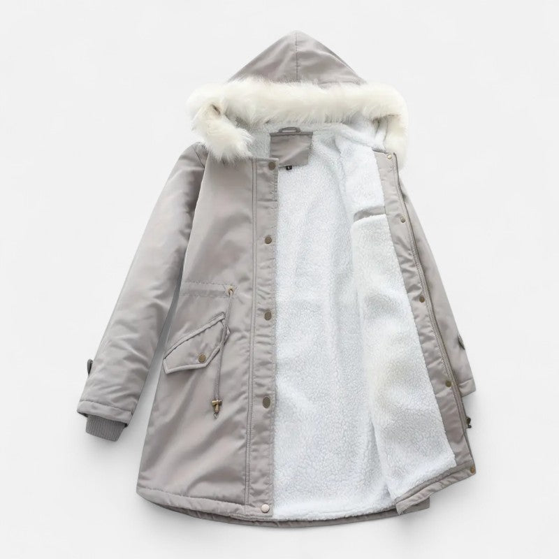 Ariste | Parka chaude à capuche pour femmes