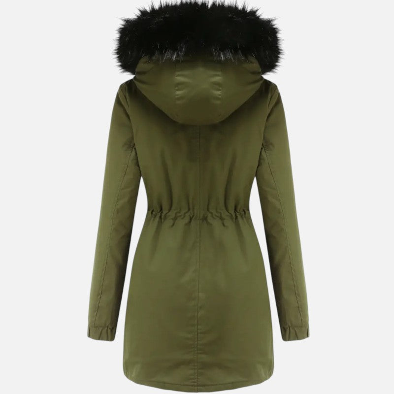 Ariste | Manteau parka pour femme doublé en polaire moelleuse