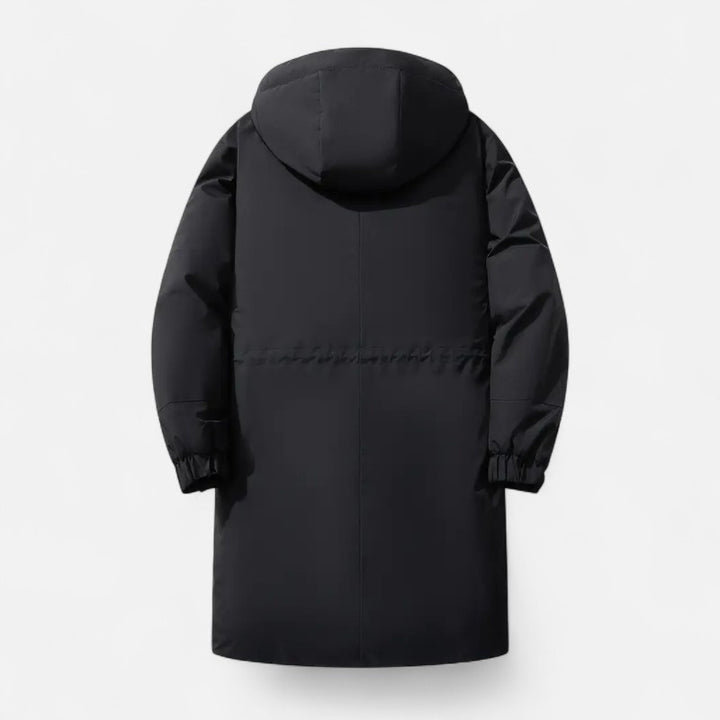 Ariste | Manteau d’hiver grande taille à capuche pour homme