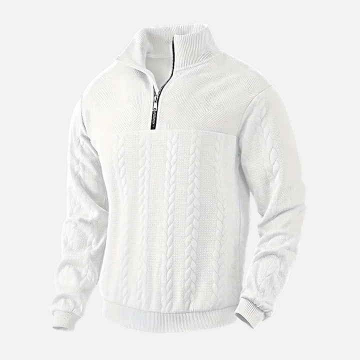 Ariste | Sweat-shirt à manches longues et fermeture éclair pour homme