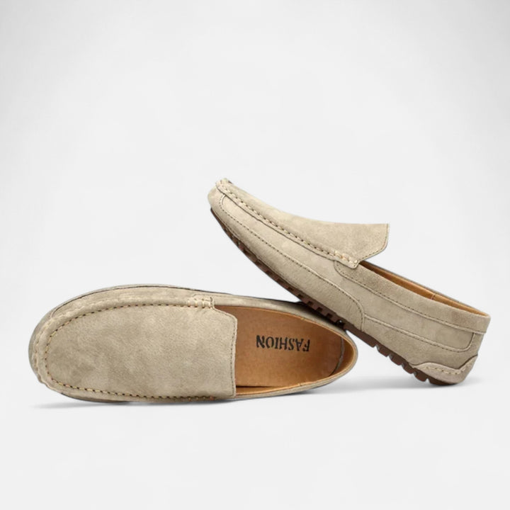 Ariste | Mocassins de luxe décontractés en cuir suédé pour homme