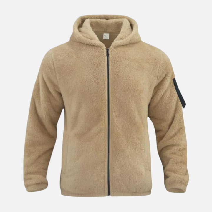 Ariste | Veste à capuche double polaire