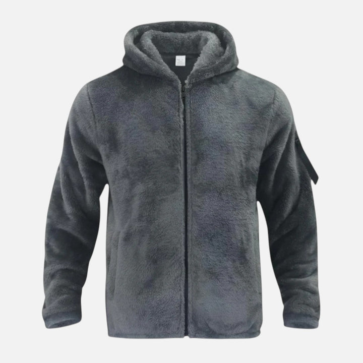 Ariste | Veste à capuche double polaire