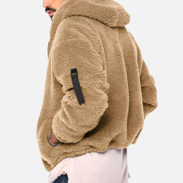 Ariste | Veste à capuche double polaire