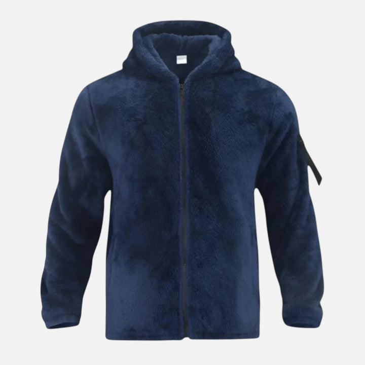 Ariste | Veste à capuche double polaire