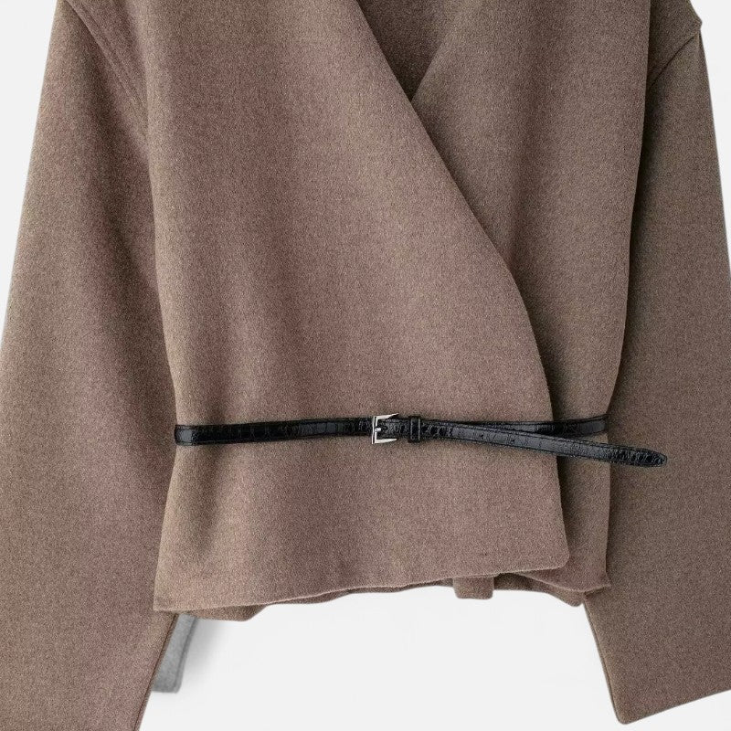 Ariste | Veste croisée ceinturée pour femme