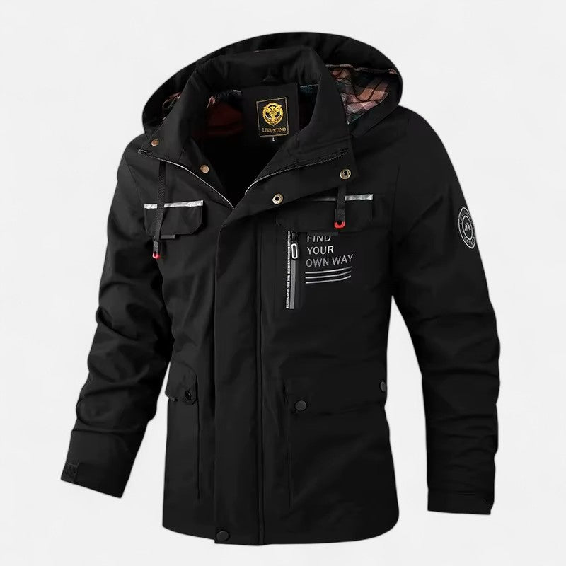 Ariste | Coupe-vent Softshell à capuche pour homme
