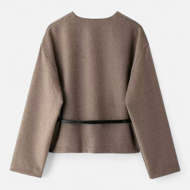 Ariste | Veste croisée ceinturée pour femme