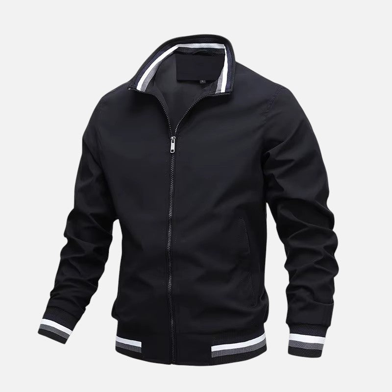 Ariste | Veste homme zippée, col montant
