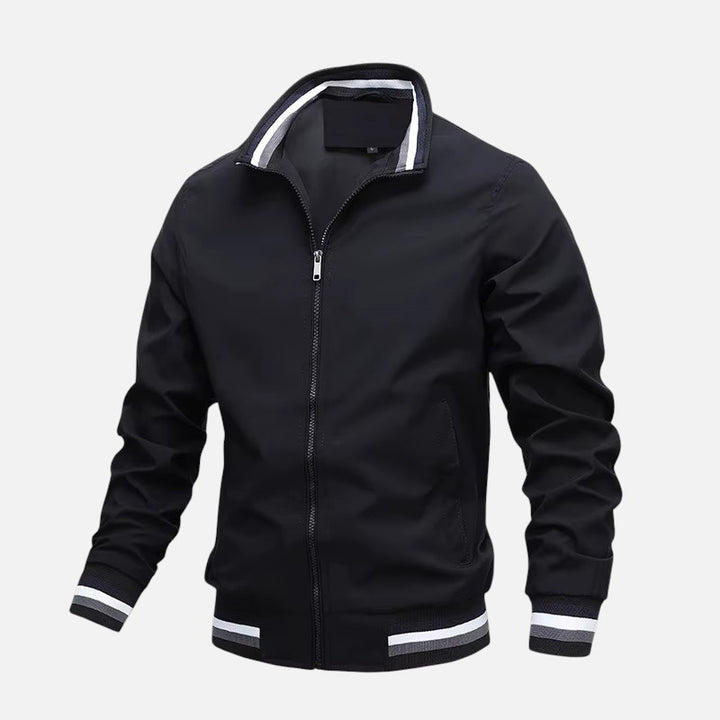 Ariste | Veste homme zippée, col montant