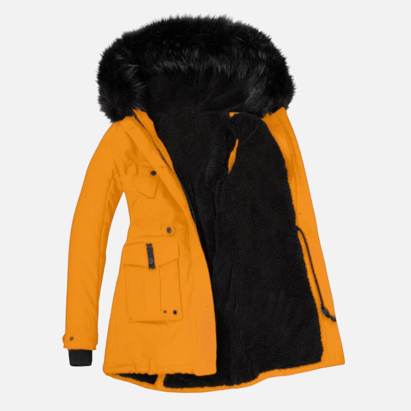 Ariste | Veste Matelassée Imperméable avec Capuche pour Femmes